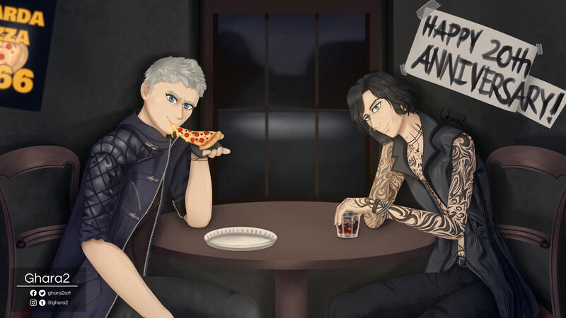 DMC 20th Anniv piece - V and Nero